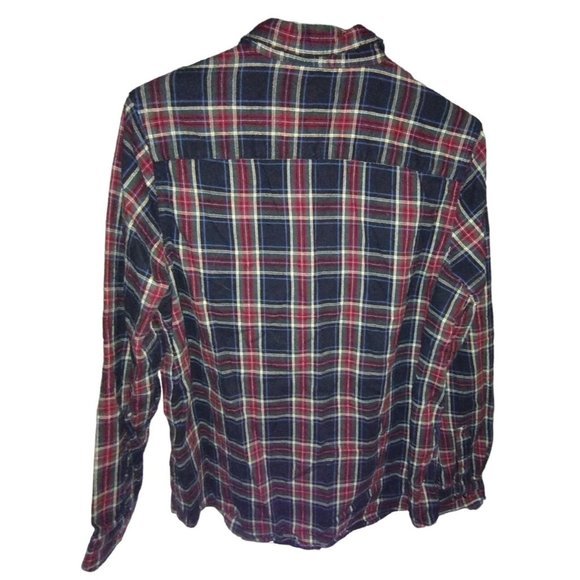 L.L. Bean Youth Relaxed Fit Plaid Flannel Shirt ( M‎ ) - Picture 3 of 5